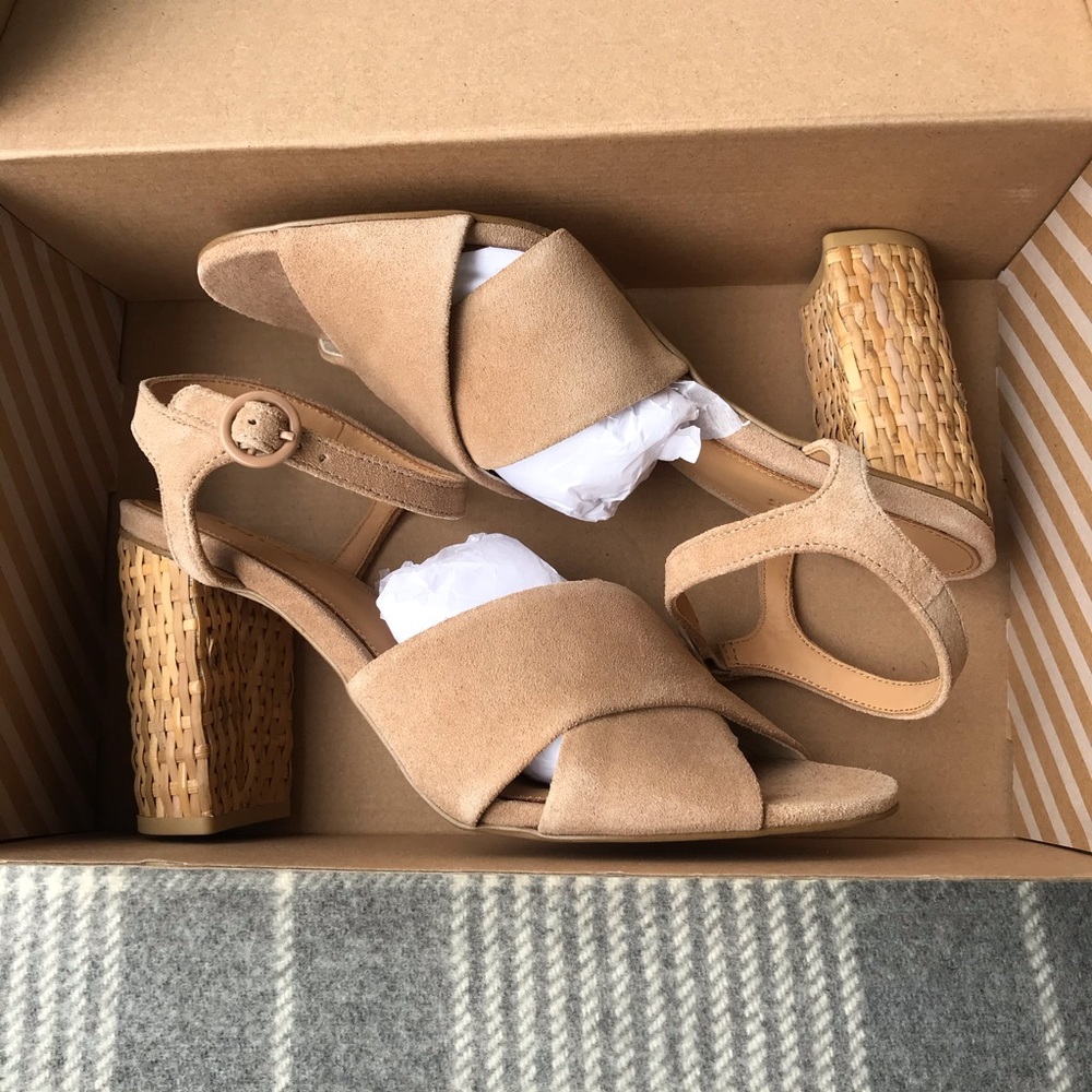 Soludos Olivia Tan Desert Camel Heel ~ NWB ~ 8.5 - Picture 7 of 8